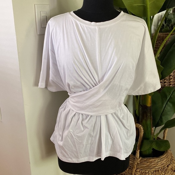 Banana Republic Criss Cross Wrap T-Shirt stop - Picture 5 of 8